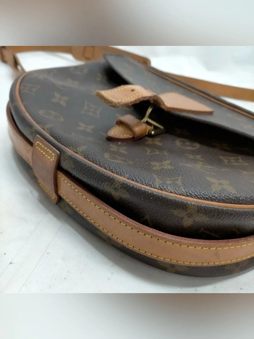 Louis Vuitton Vintage Jeune Fille Large Monogram Crossbody Bag Jeunefille GM